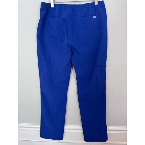 FIGS Cairo Cargo Scrub Pants Royal Blue Straight Leg Men's Size Large - Picture 2 of 7